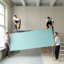 Installation of Interior Ceilings, Partitions, and Wood Paneling for Walls Installation of Interior Ceilings, Partitions, and Wood Paneling for Walls
